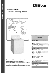 Haier DWE-3105A User Manual