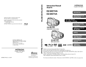 Hitachi DZ-BD70A Owners Guide