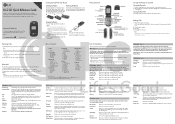LG LG230 Quick Reference Guide