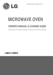 LG LMA1150SV Owner's Manual