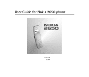 Nokia 2650 User Guide