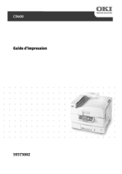 Oki C9600n Guide d’impression C9600 (Printing Guide, French)