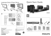 Philips HTS3251B Quick start guide