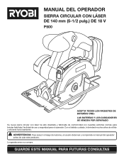 Ryobi P500 Spanish Manual