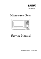 Sanyo Em-z2000s Service Manual