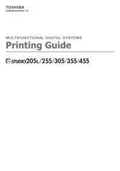 Toshiba ESTUDIO355 Printing Guide