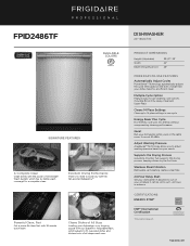 Frigidaire FPID2486TF Product Specifications Sheet