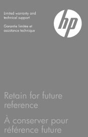 HP G32-200 Limited warranty and technical support - (1 Year)