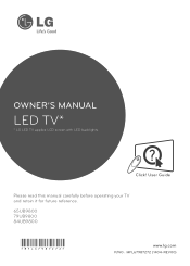 LG 84UB9800 Owners Manual