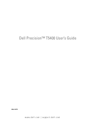 Dell Precision T5400 User's Guide