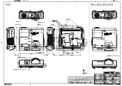 Epson 525W Dimensional Drawings - PDF Format