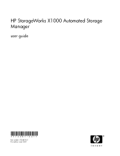 HP X1600 HP StorageWorks X1000 Automated Storage Manager user guide (572087-001, June 2009)