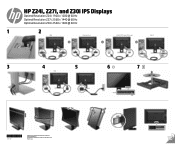 HP Z Display Z24i Setup Poster