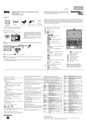 Lenovo ThinkPad Edge E540 (English) Safety, Warranty, and Setup Guide
