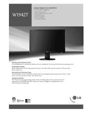 LG W1942T Specification (English)