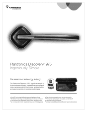 Plantronics Discovery 975 Product Sheet