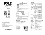 Pyle PDMT05 PDMT05 Manual 1