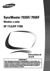 Samsung 753DF User Manual (user Manual) (ver.1.0) (Spanish)