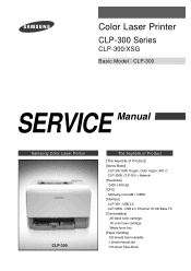 Samsung CLP 300 Service Manual