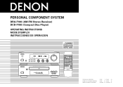 Denon D-F100MC Owners Manual