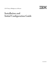 IBM 221012E Installation Guide