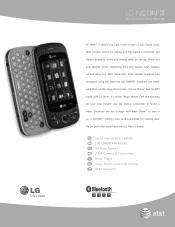 LG GW370 Grey Data Sheet