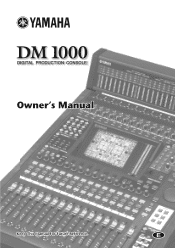 Yamaha DM1000 Owner's Manual