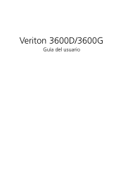 Acer Veriton 3600G Veriton 3600G User's Guide ES