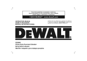 Dewalt D25980 Instruction Manual