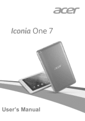 Acer Iconia B1-760HD User Manual