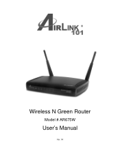 Airlink AR675W User Manual