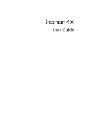 Huawei Honor4X User Guide