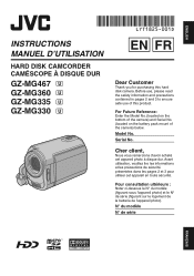 JVC GZ-MG335H Instruction Manual