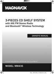 Magnavox MM435 Owners Manual