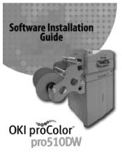 Oki PRO510DW Pro510DW Software Install Guide