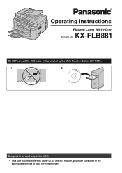 Panasonic KXFLB881 Fax