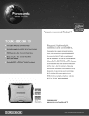 Panasonic Toughbook 19 Spec Sheet