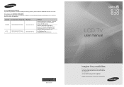 Samsung LN40B630N1FXZA User Manual (user Manual) (ver.1.0) (English)