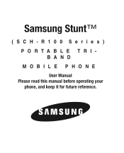 Samsung SCH-R100 User Manual (user Manual) (ver.f6) (English)