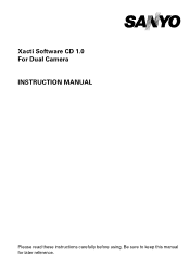 Sanyo VPC HD2 Instruction Manual, VPC-HD2000 Software