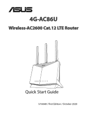 Asus 4G-AC86U Quick Start Guide for European