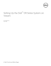 Dell DR4300 Veeam - Setting up the DR Series System on Veeam