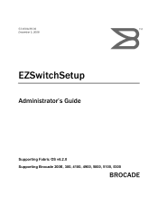 HP 8/40 Brocade EZSwitchSetup Administrator's Guide v6.2.0 (53-1001193-02, April 2009)