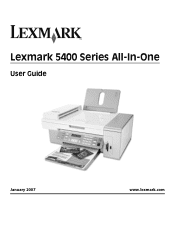 Lexmark X5470 User's Guide (Mac)