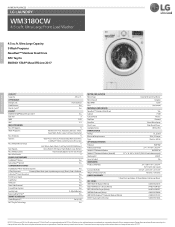 LG WM3180CW Owners Manual - English
