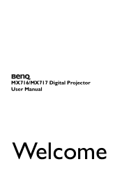 BenQ BenQ MX717 DLP Projector User Manual