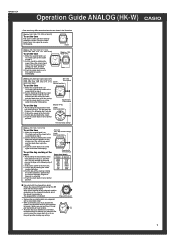 Casio LTP2046A-2A Operating Guide