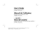 HP D5259A Userâ€™s Guide CRT Color Monitor Series FS7600, vx74, vx75