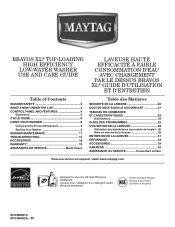 Maytag MVWB750YW Use & Care Guide