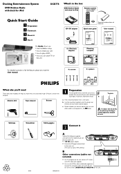 Philips DCD778 Quick start guide